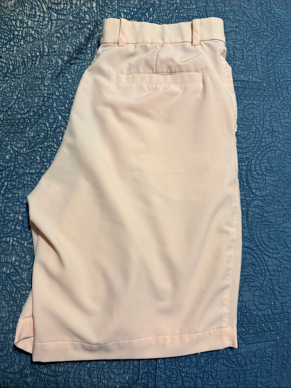 Nike Light Peach Golf Short with Subtle Swoosh
